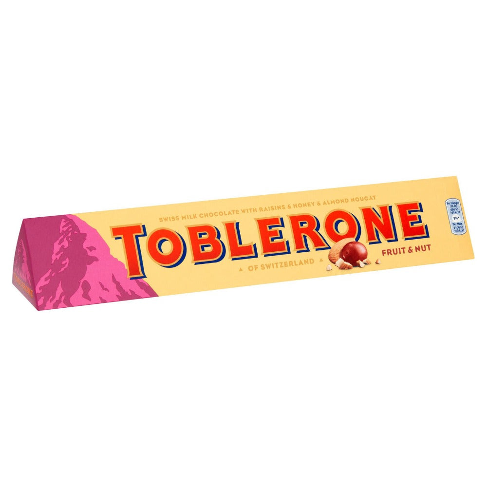 Toblerone - Fruit and Nut Chocolate Bar