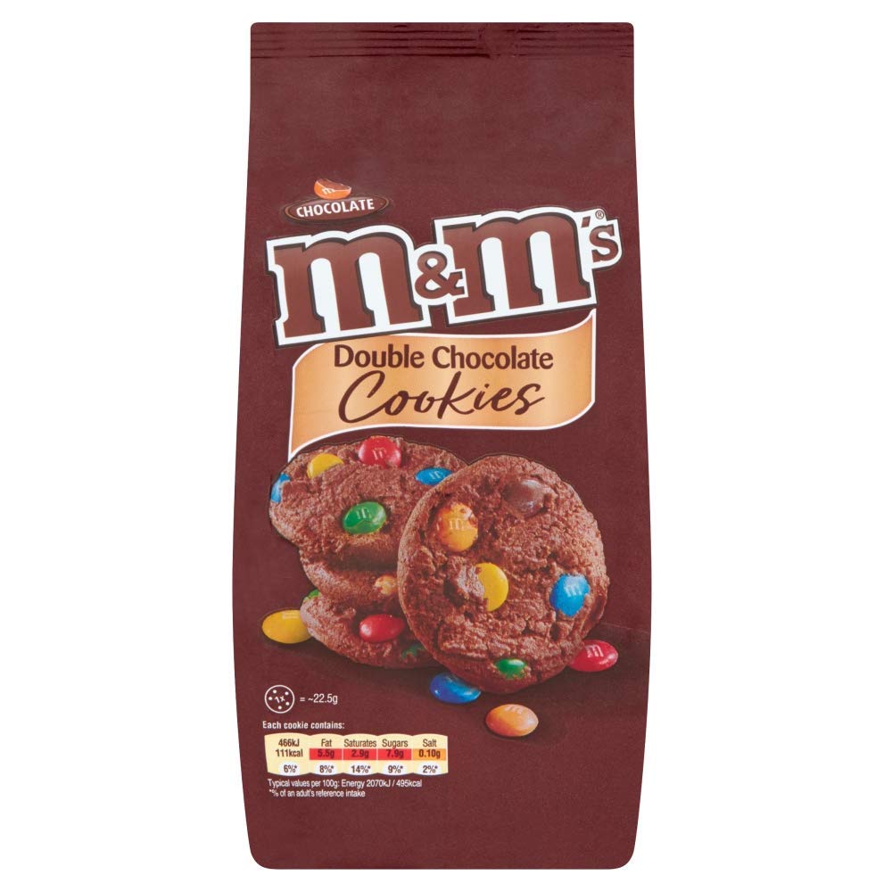 M&Ms Double Chocolate Cookies