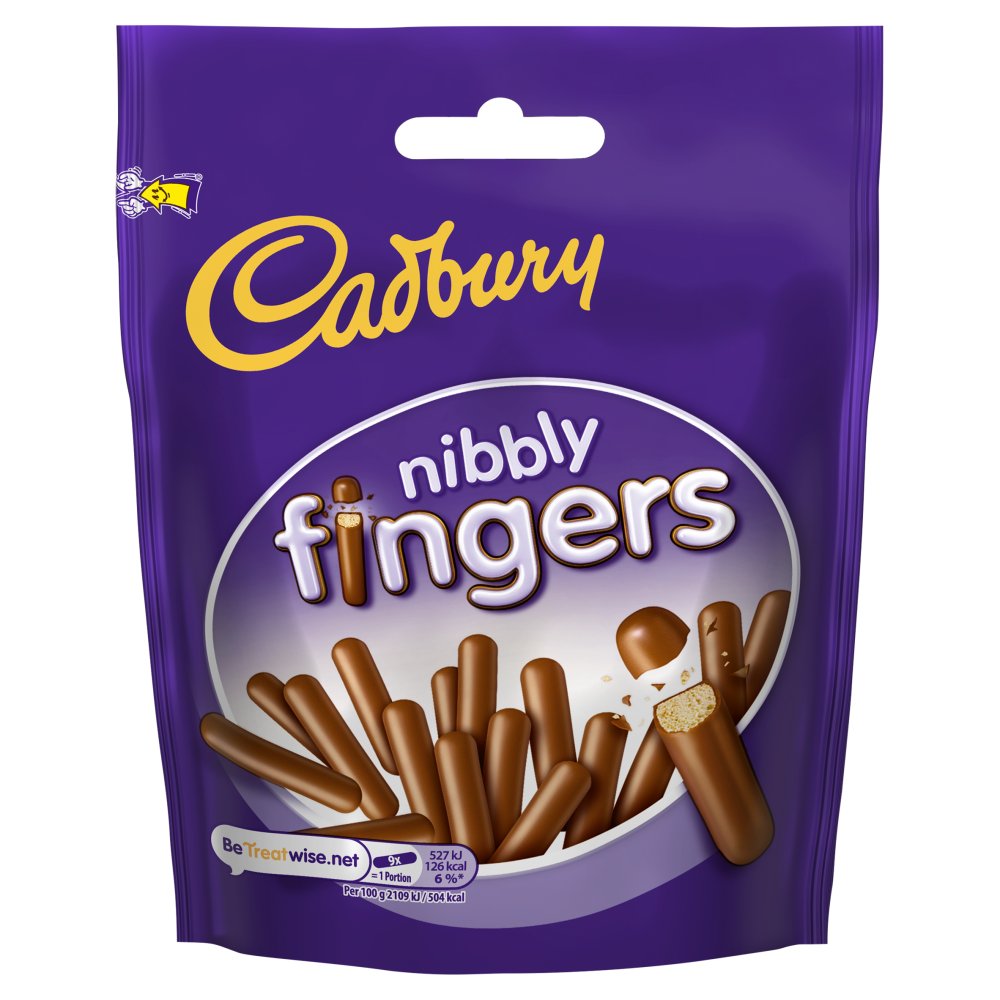 Cadbury Nibbly Fingers Bag