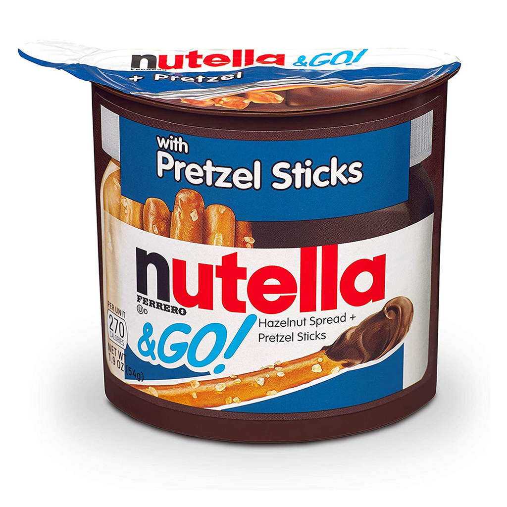 Nutella and Go with Pretzel Stick