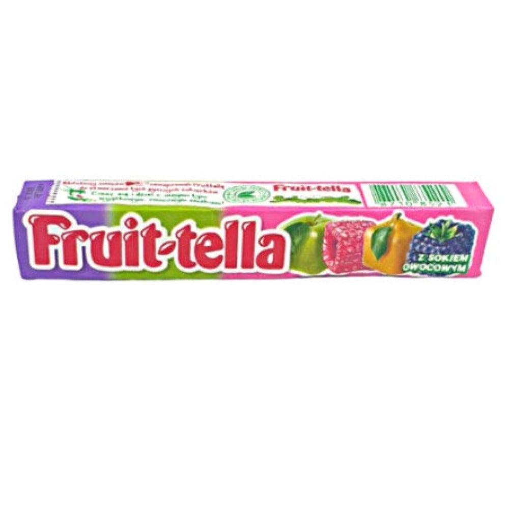 Fruit-tella Chewy Toffee Stick Apple and Berry ( Sokiem)