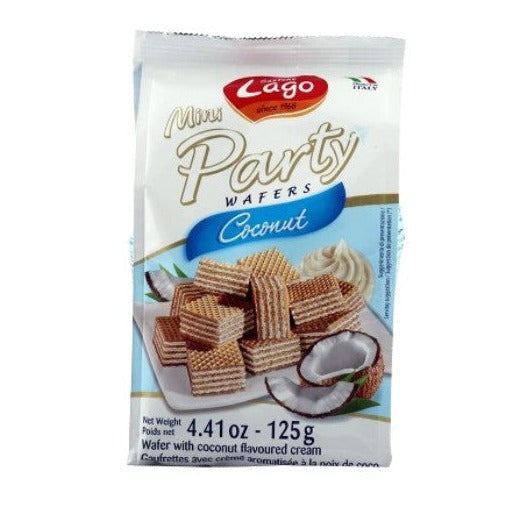 Lago Mini Party Wafers - Coconut Cream