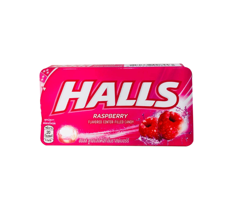 Halls Raspberry Flavoured Candy