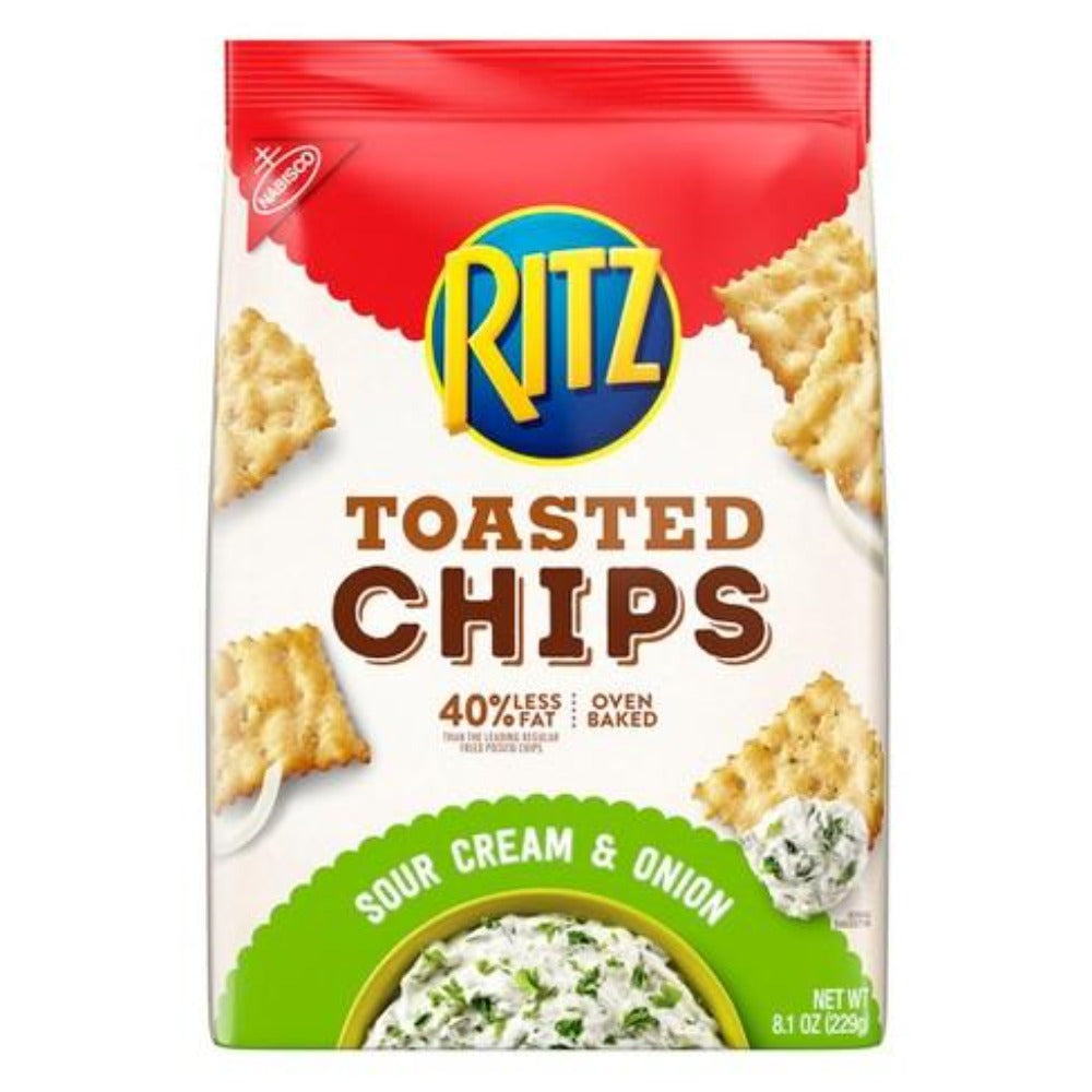 Ritz Toasted Chips -Sour Cream & Onion Flavour