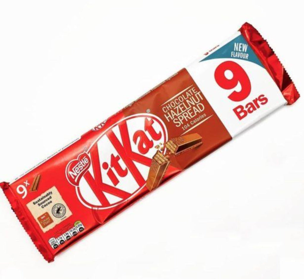KitKat - Chocolate Hazelnut Spread Chocolate 9 Bars