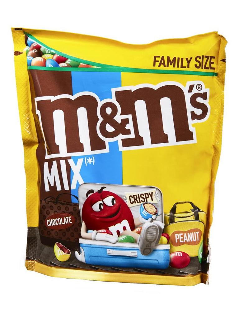 M&M's Mix of Chocolate / Crispy / Peanut Family Size Pouch