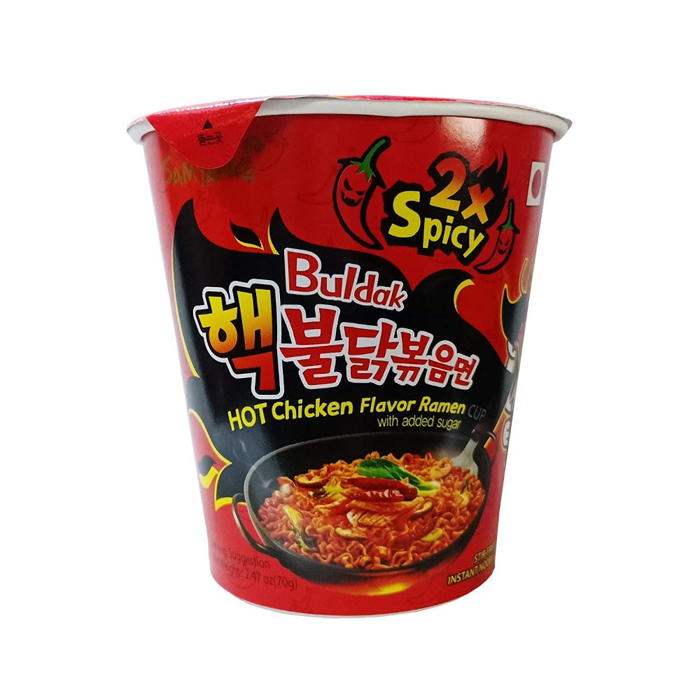 Samyang - Hot Chicken Flavour Ramen Buldak 2X Spicy ( Cup)