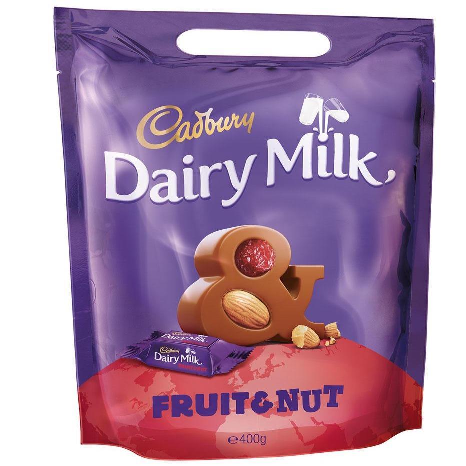 Cadbury Fruit & Nut Miniatures Big Bag ( 40 bars)