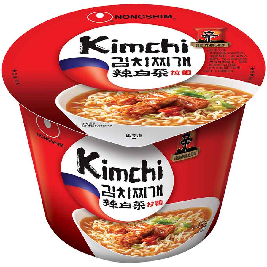 Nongshim - Kimchi Gourmet Spicy Kimchi Noodle Soup Big Bowl