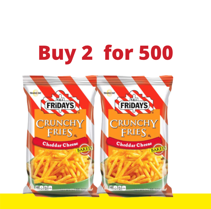TGI Fridays Crunchy Fries Cheddar Cheese ( Baked) - Buy 2 for 500