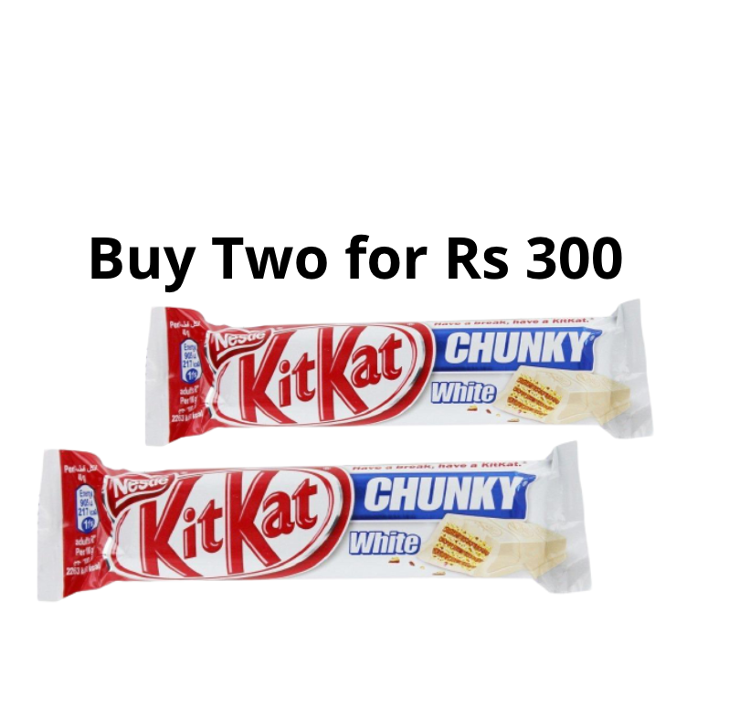 KitKat - Chunky White Chocolate Special Offer for 2