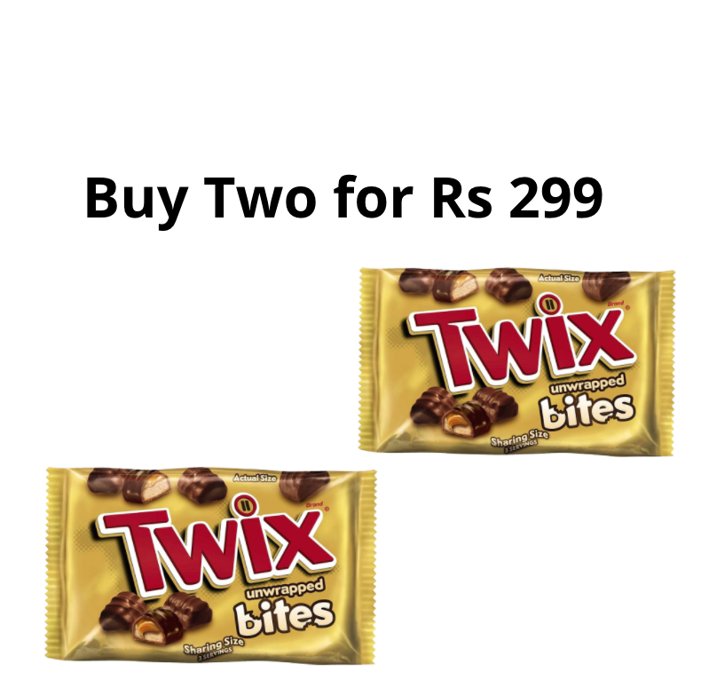 Twix- Unwrapped Bites Buy 2 at Special Price