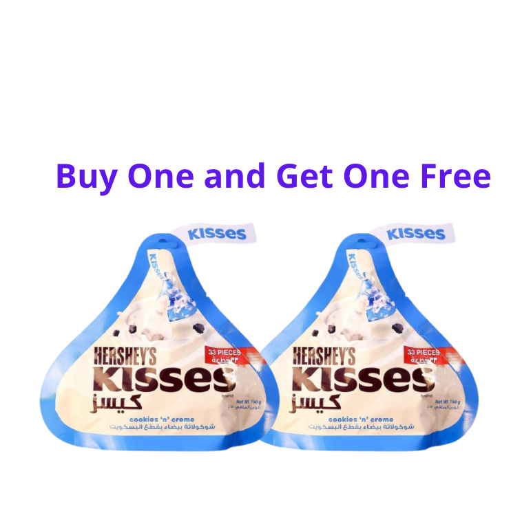 Hershey's Kisses - Cookies 'N' Creme chocolate Pouch BOGO
