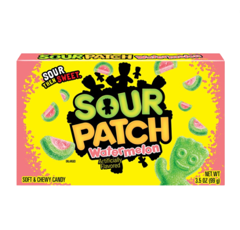 Sour Patch Kids Watermelon Candy Theatre Box