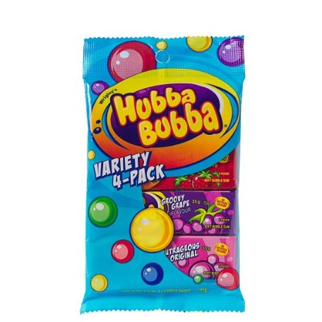 Hubba Bubba Variety Pack - 4 packets