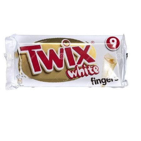 Twix White Fingers Pack of 9