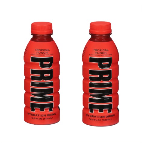 Prime Hydration Drink -Tropical Punch ( Pack of 2)