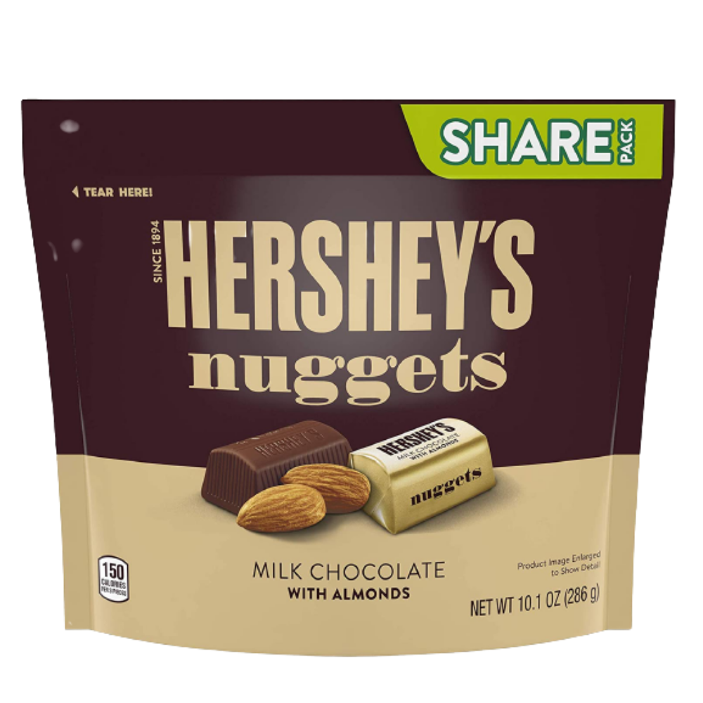 Hershey's Nuggets Pack - Milk Chocolate with Almonds 286 g