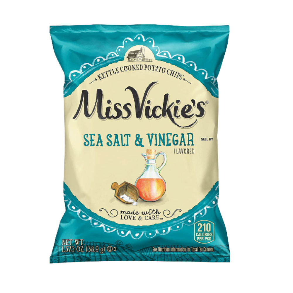 Miss Vickie's Kettle Cooked - Sea Salt & Vinegar Potato Chips