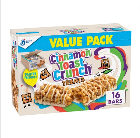 Cinnamon Toast Crunch Treats Bars Pack (Pack of 16 Bars)
