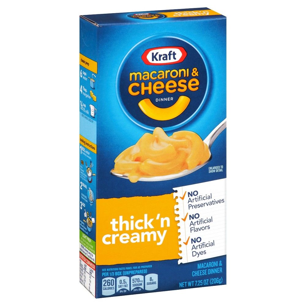 Kraft Macaroni & Cheese Dinner Thick ' And Creamy