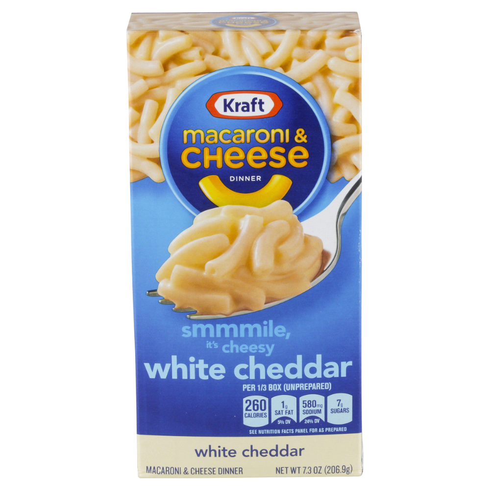 Kraft Macaroni & Cheese Dinner White Cheddar